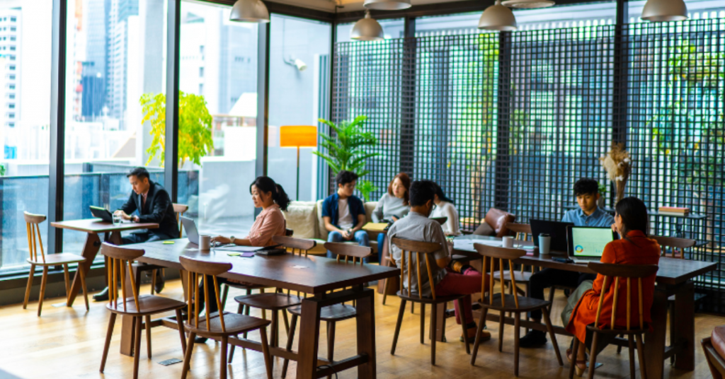 espaço de trabalho coletivo